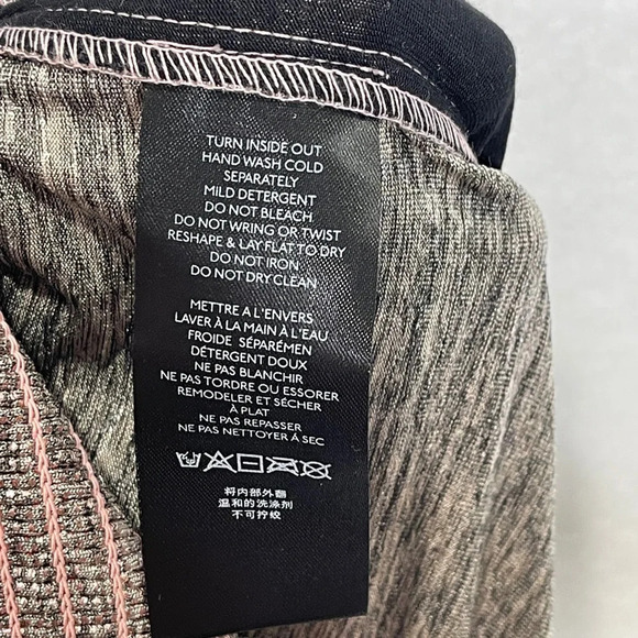 Athropologie Rose Gold Metallic Shimmer Harem Jogger 3X Pull On Pants Pockets - Picture 7 of 8